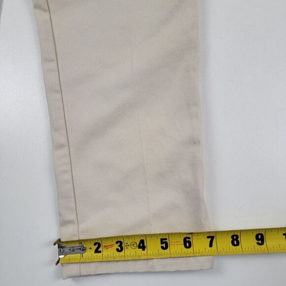 Vtg 90s Rockies Beige High Rise Rocky Mountain Bareback Mom Western Pants 3/4 - Picture 8 of 13